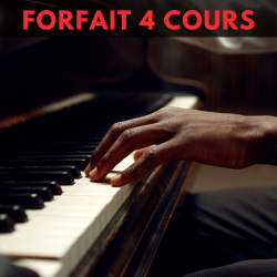 Piano forfait 4 cours...