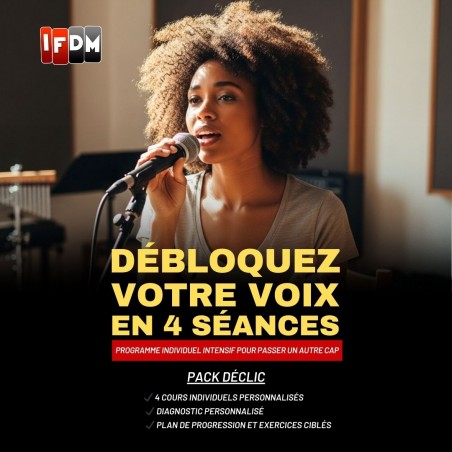 Voix PACK DÉCLIC 4 cours individuels