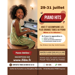 Stage Défis Piano 10-14 ans