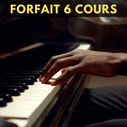 Piano forfait 6 cours...
